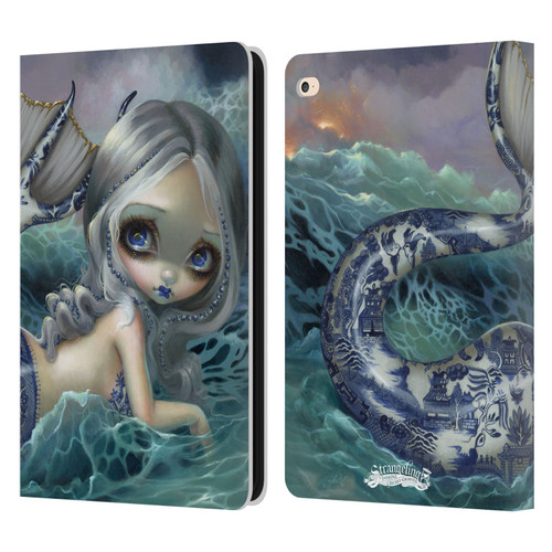Strangeling Mermaid Blue Willow Tail Leather Book Wallet Case Cover For Apple iPad Air 2 (2014)
