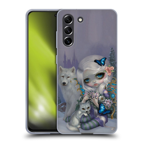 Strangeling Fairy Art Winter with Wolf Soft Gel Case for Samsung Galaxy S21 FE 5G