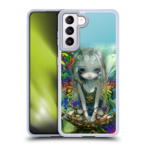 Strangeling Fairy Art Rainbow Winged Soft Gel Case for Samsung Galaxy S21 5G