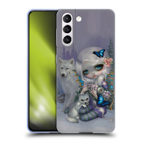 Strangeling Fairy Art Winter with Wolf Soft Gel Case for Samsung Galaxy S21 5G