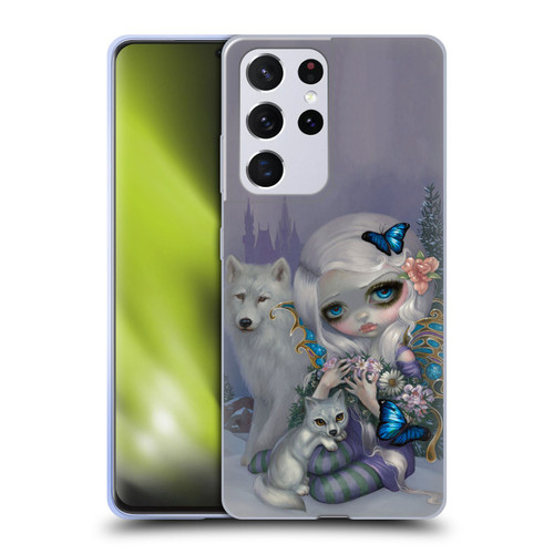 Strangeling Fairy Art Winter with Wolf Soft Gel Case for Samsung Galaxy S21 Ultra 5G