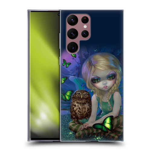 Strangeling Fairy Art Summer with Owl Soft Gel Case for Samsung Galaxy S22 Ultra 5G