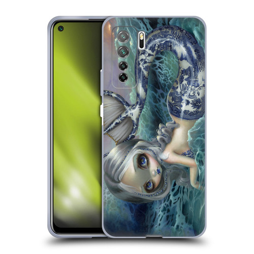 Strangeling Mermaid Blue Willow Tail Soft Gel Case for Huawei Nova 7 SE/P40 Lite 5G