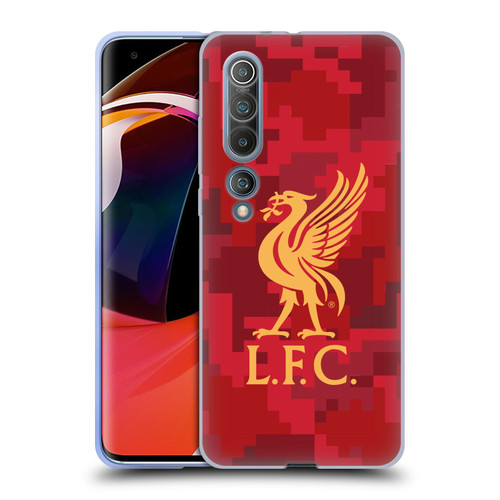 Liverpool Football Club Digital Camouflage Home Red Soft Gel Case for Xiaomi Mi 10 5G / Mi 10 Pro 5G
