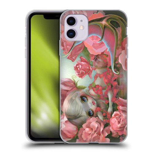 Strangeling Mermaid Roses Soft Gel Case for Apple iPhone 11