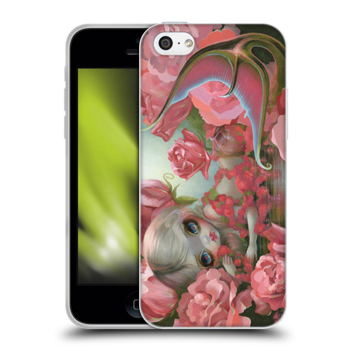 Strangeling Mermaid Roses Soft Gel Case for Apple iPhone 5c