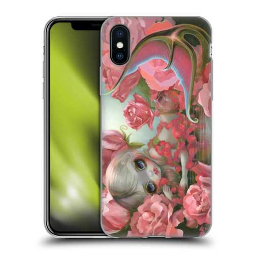 Strangeling Mermaid Roses Soft Gel Case for Apple iPhone X / iPhone XS