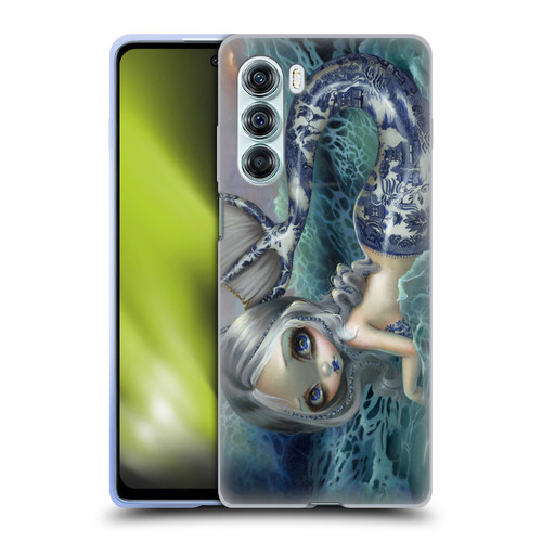 Strangeling Mermaid Blue Willow Tail Soft Gel Case for Motorola Edge S30 / Moto G200 5G