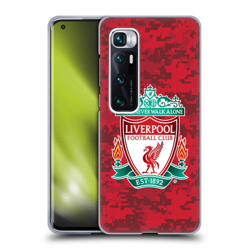Liverpool Football Club Digital Camouflage Home Red Crest Soft Gel Case for Xiaomi Mi 10 Ultra 5G