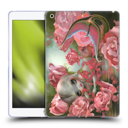 Strangeling Mermaid Roses Soft Gel Case for Apple iPad 10.2 2019/2020/2021