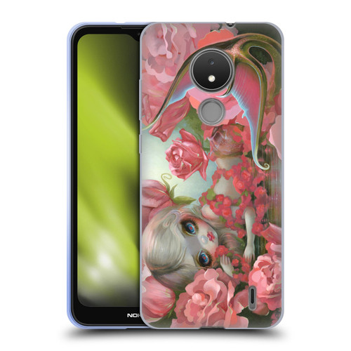 Strangeling Mermaid Roses Soft Gel Case for Nokia C21