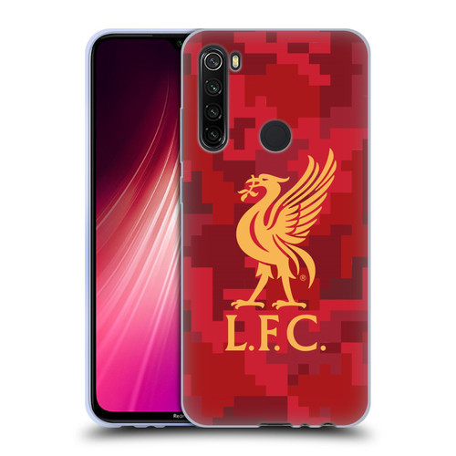Liverpool Football Club Digital Camouflage Home Red Soft Gel Case for Xiaomi Redmi Note 8T