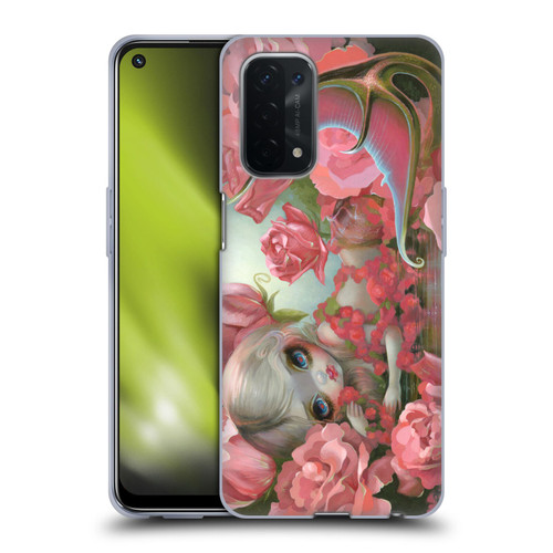 Strangeling Mermaid Roses Soft Gel Case for OPPO A54 5G