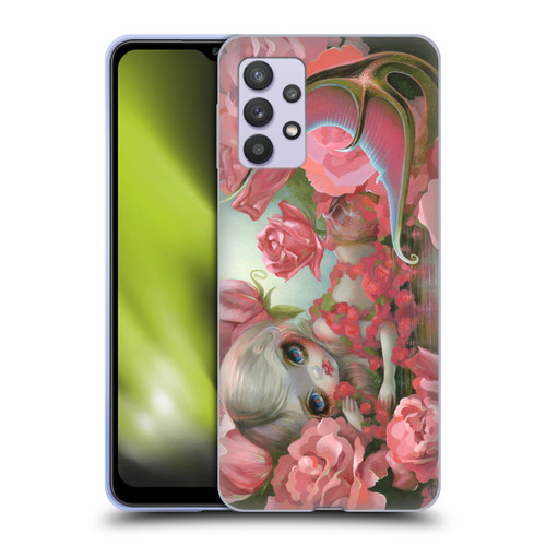 Strangeling Mermaid Roses Soft Gel Case for Samsung Galaxy A32 5G / M32 5G (2021)