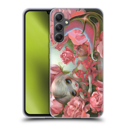 Strangeling Mermaid Roses Soft Gel Case for Samsung Galaxy A34 5G