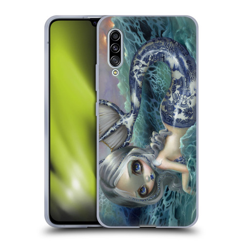 Strangeling Mermaid Blue Willow Tail Soft Gel Case for Samsung Galaxy A90 5G (2019)
