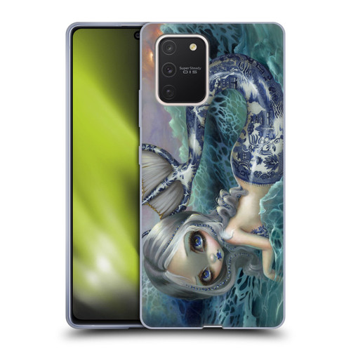 Strangeling Mermaid Blue Willow Tail Soft Gel Case for Samsung Galaxy S10 Lite