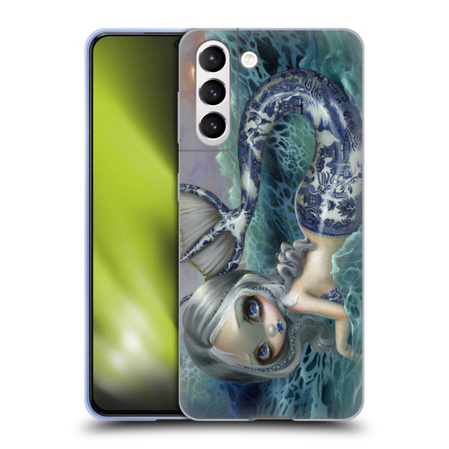 Strangeling Mermaid Blue Willow Tail Soft Gel Case for Samsung Galaxy S21 5G