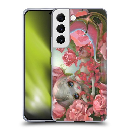 Strangeling Mermaid Roses Soft Gel Case for Samsung Galaxy S22 5G