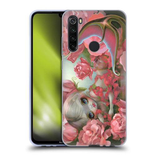Strangeling Mermaid Roses Soft Gel Case for Xiaomi Redmi Note 8T