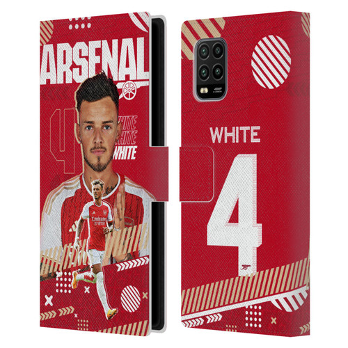 Arsenal FC 2023/24 First Team Ben White Leather Book Wallet Case Cover For Xiaomi Mi 10 Lite 5G