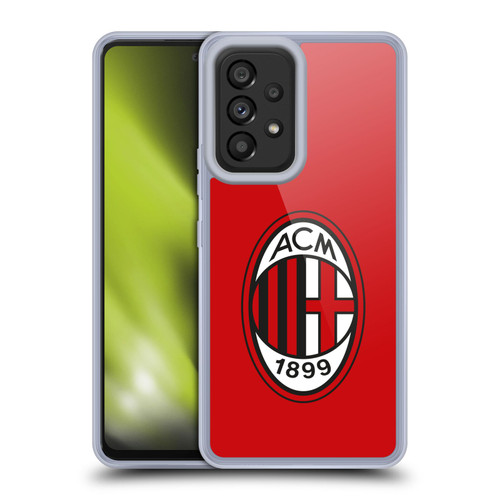 AC Milan Crest Full Colour Red Soft Gel Case for Samsung Galaxy A53 5G (2022)