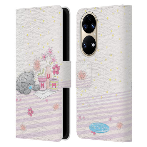 Me To You ALL About Love Letter For Mom Leather Book Wallet Case Cover For Huawei P50