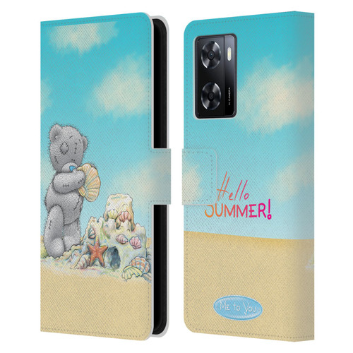Me To You Classic Tatty Teddy Summer Leather Book Wallet Case Cover For OPPO A57s