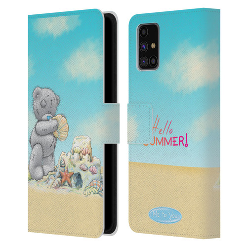 Me To You Classic Tatty Teddy Summer Leather Book Wallet Case Cover For Samsung Galaxy M31s (2020)