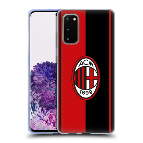 AC Milan Crest Red And Black Soft Gel Case for Samsung Galaxy S20 / S20 5G