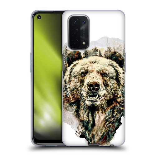 Riza Peker Animals Bear Soft Gel Case for OPPO A54 5G