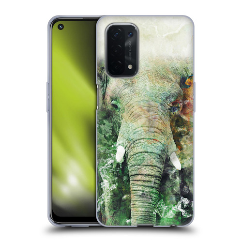 Riza Peker Animals Elephant Soft Gel Case for OPPO A54 5G