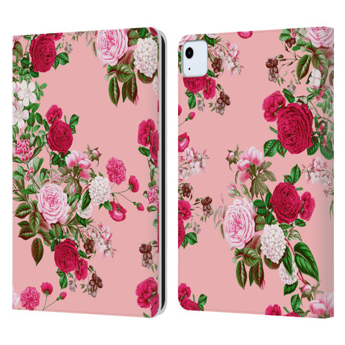 Riza Peker Florals Romance Leather Book Wallet Case Cover For Apple iPad Air 2020 / 2022