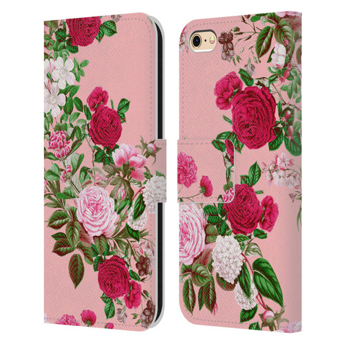 Riza Peker Florals Romance Leather Book Wallet Case Cover For Apple iPhone 6 / iPhone 6s