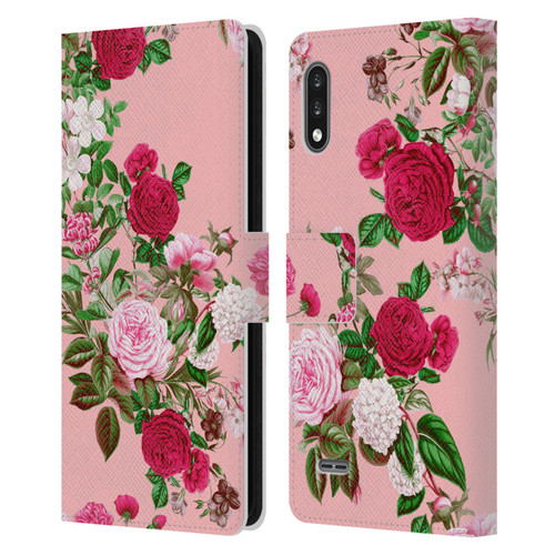 Riza Peker Florals Romance Leather Book Wallet Case Cover For LG K22