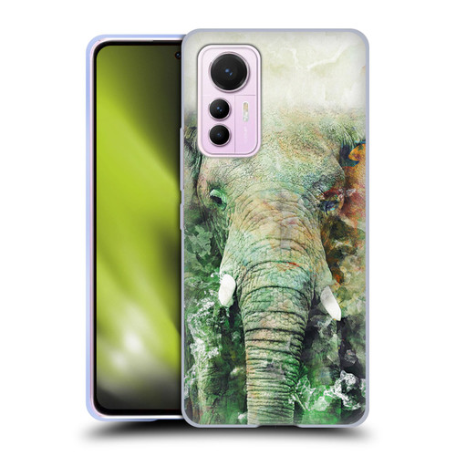 Riza Peker Animals Elephant Soft Gel Case for Xiaomi 12 Lite