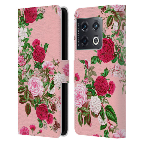 Riza Peker Florals Romance Leather Book Wallet Case Cover For OnePlus 10 Pro