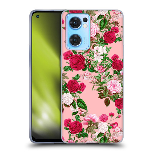 Riza Peker Florals Romance Soft Gel Case for OPPO Reno7 5G / Find X5 Lite