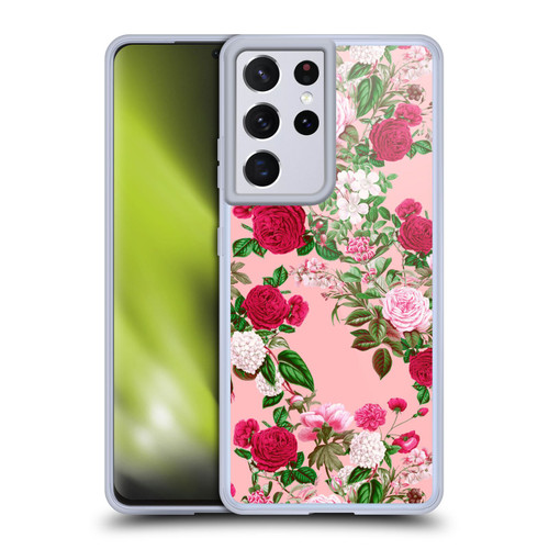 Riza Peker Florals Romance Soft Gel Case for Samsung Galaxy S21 Ultra 5G