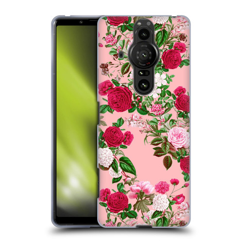 Riza Peker Florals Romance Soft Gel Case for Sony Xperia Pro-I