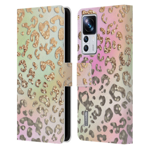Monika Strigel Dreamland Gold Leopard Leather Book Wallet Case Cover For Xiaomi 12T Pro