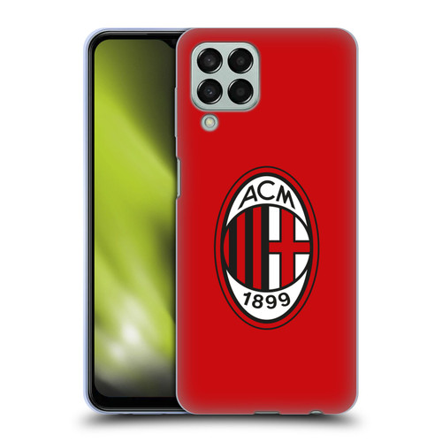 AC Milan Crest Full Colour Red Soft Gel Case for Samsung Galaxy M33 (2022)