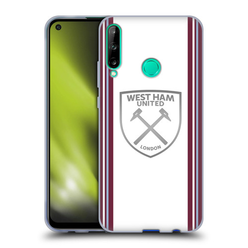 West Ham United FC 2023/24 Crest Kit Away Soft Gel Case for Huawei P40 lite E