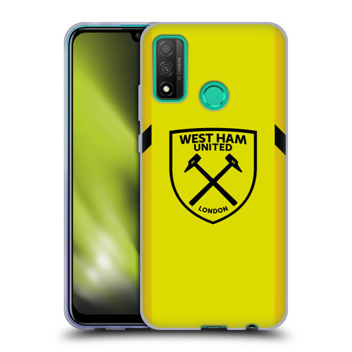 West Ham United FC 2023/24 Crest Kit Away Goalkeeper Soft Gel Case for Huawei P Smart (2020)