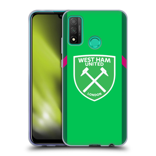 West Ham United FC 2023/24 Crest Kit Home Goalkeeper Soft Gel Case for Huawei P Smart (2020)