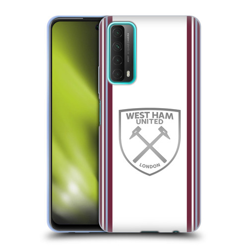 West Ham United FC 2023/24 Crest Kit Away Soft Gel Case for Huawei P Smart (2021)