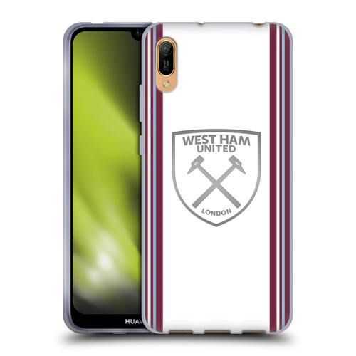 West Ham United FC 2023/24 Crest Kit Away Soft Gel Case for Huawei Y6 Pro (2019)