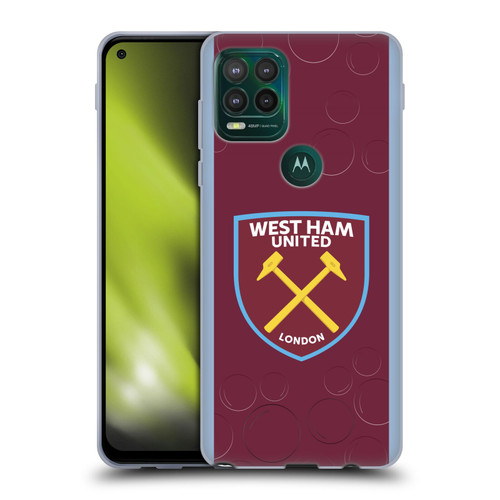 West Ham United FC 2023/24 Crest Kit Home Soft Gel Case for Motorola Moto G Stylus 5G 2021
