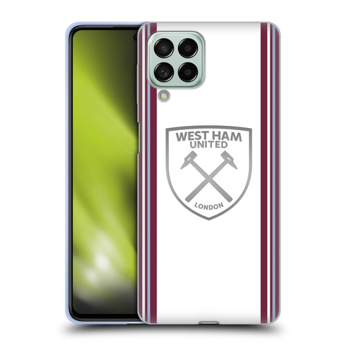 West Ham United FC 2023/24 Crest Kit Away Soft Gel Case for Samsung Galaxy M53 (2022)