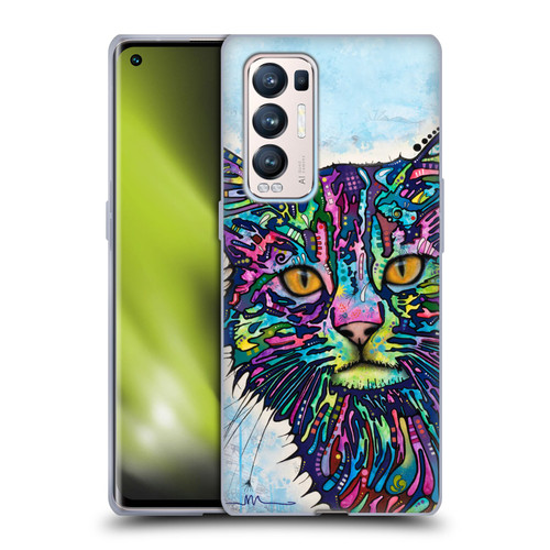 Dean Russo Cats Diligence Soft Gel Case for OPPO Find X3 Neo / Reno5 Pro+ 5G